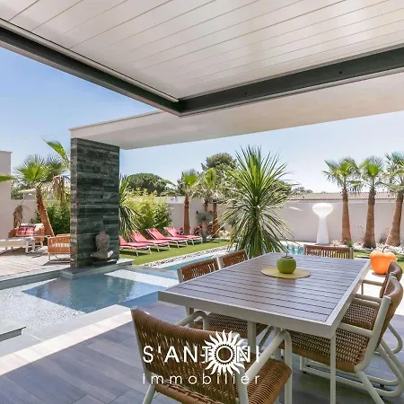 Villa Villa Contemporaine 4 Pieces Avec Piscine, Jardin Et Wi-Fi A Agde, Proche Plage Et Commerces - Fr-1-423-257 *